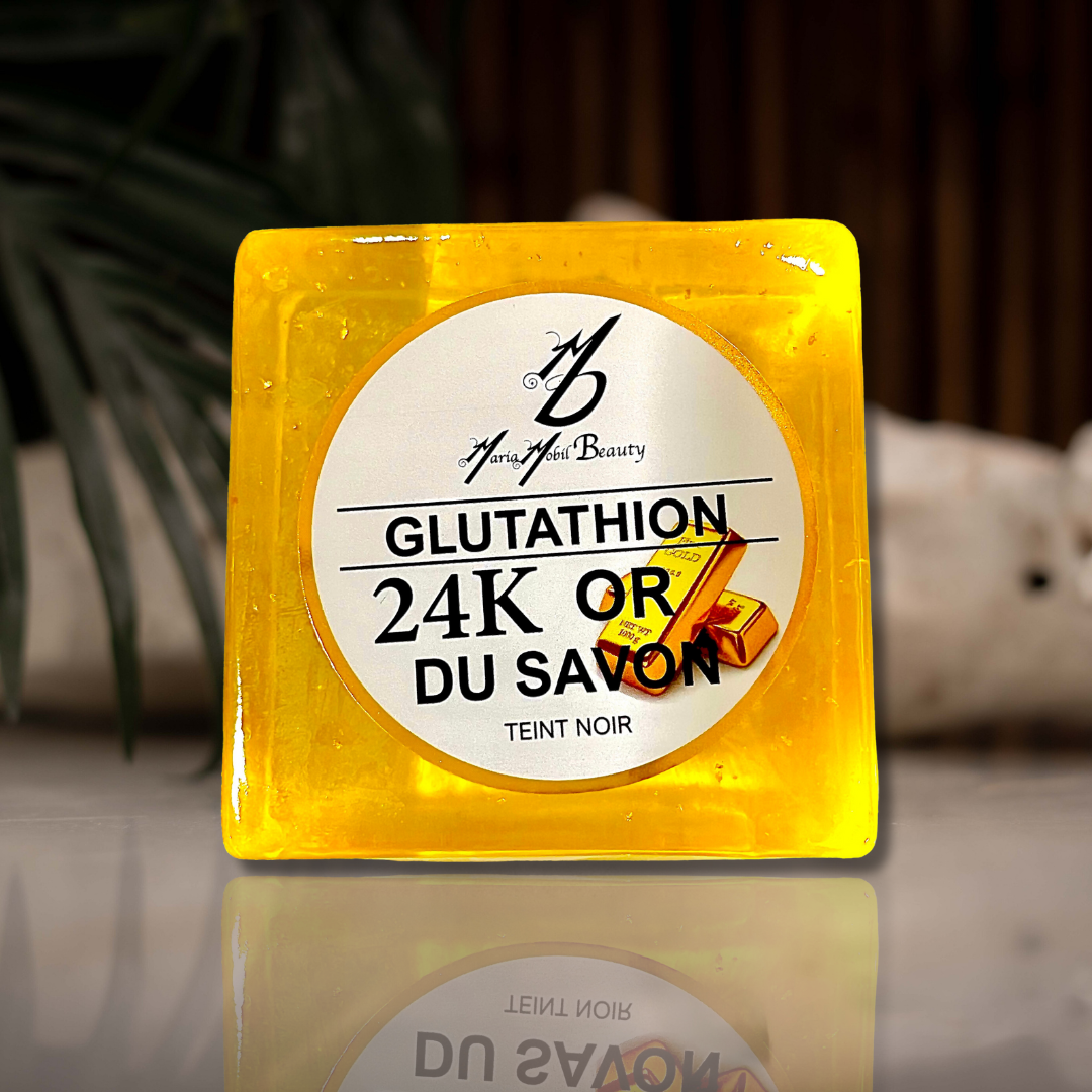 Dark Skin Glutathione 24K Gold Soap MMB Dark Skin Glutathione 24K Gold Soap MMB
